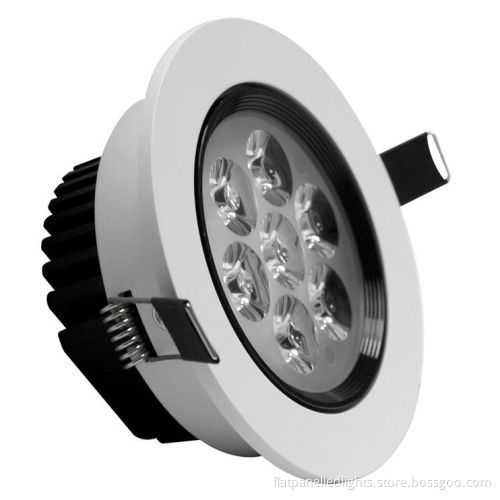 630lm 7w Bridgelux Chip Recessed Led Downlight Warmwhite For Hotel